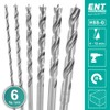 ENT 09256 6-Piece Wood Drill Bit Set HSS-G Diameter 4-12