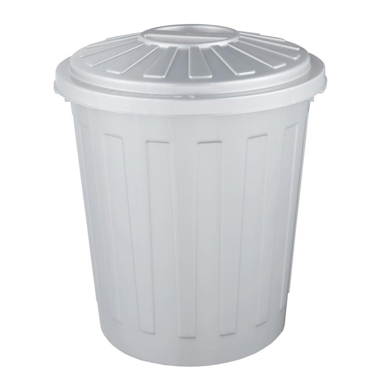 OK Mini Bin, Light Silver, 24 x 24 x 29