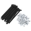 HEROFFIX 36 Set 12G Bicycle Spokes 85mm Bike Wheel Spokes