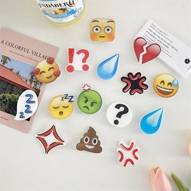 Emoticon hairpin emotion hair clip pin angry piss sweating unique funny friend party friendship group sports day gift / 이모티콘 헤어핀 감정표현 머리핀 삔 화난 빡침 땀 삐질 특이한 웃긴 친구 파티 우정 단체 체육대회 선물