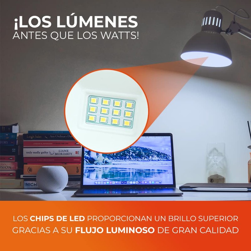 Tecnolite - Foco MR16 LED 5.5 W, Luz de Día,