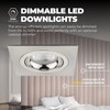 Ledvion Seville LED Recessed Spotlight, Stainless Steel, 5 W, 2700