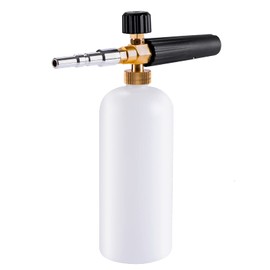 Stone Banks Snow Foam Lance for Nilfisk Alto/KEW/Kränzle/WAP Foam Cannon Adjustable Soap Sprayer Nozzle Foam Bottle 1L, Foam Gun for Pressure Washer