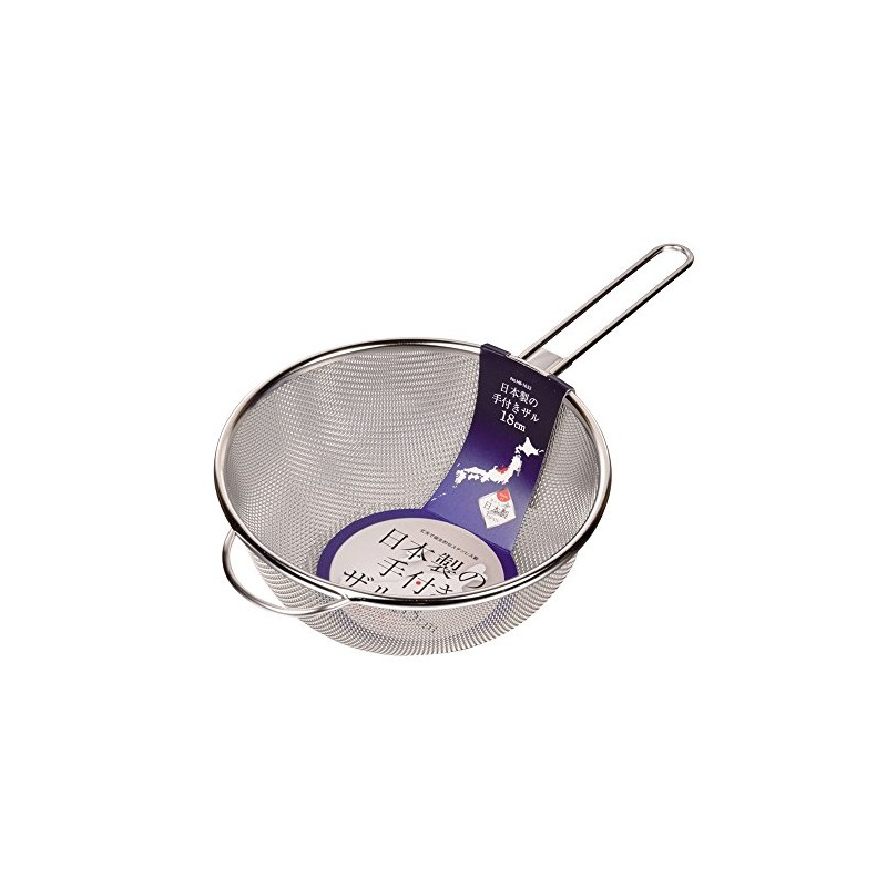 Pearl Metal HB-1632 Stainless Steel Colander with Hands, 7.1 inches