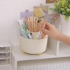SKYDUE 360 Rotating Desk Pen Organizer with 5 Slots
