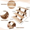 Umgozrz Wooden Cupcake Stand 4 Tier Wood Cupcake Stands Cupcake