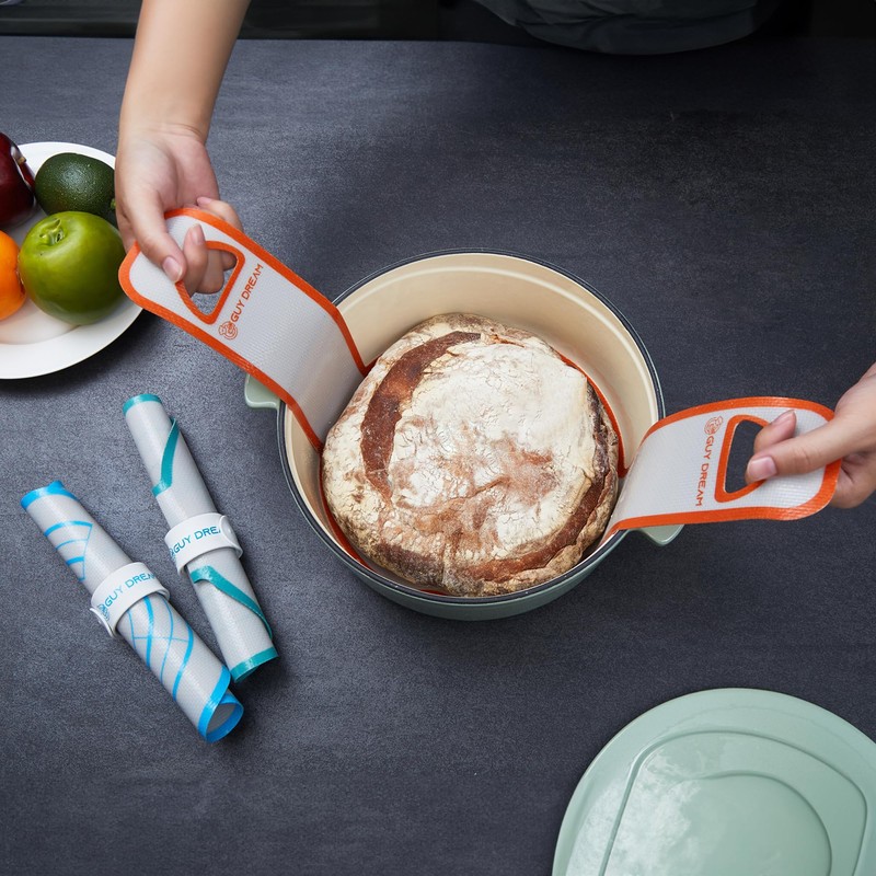 GUYDREMAT Dutch Oven Bread Baking Sling - Heat Resistant, Non-Stick