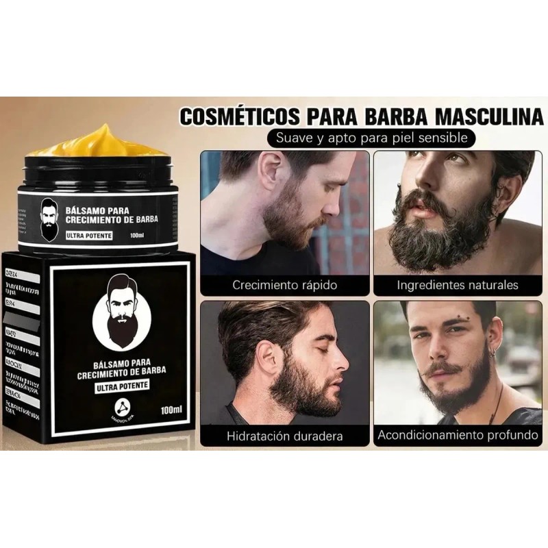 2pcs Cosmetics Para Barba, Hidrata Y Fortalece La Barba T