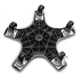 Bosmere 16" Plant Caddie - Heavy-Duty Rolling Plant Stand with Locking Wheels, 500 lb Capacity – Durable Plant Caddy for Indoor/Outdoor Use, Charcoal