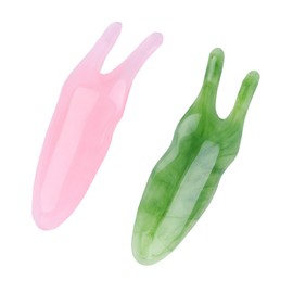 Samcos Snail Cassa, Plate, Nose Elevation Goods, Improves Nose Muscles, Facial Cassa, Plate, Convenient to Carry (Pink + Green)