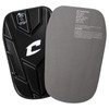 CHAMPRO C-Flex NOCSAE Soccer Shin Guard Insert with Compression Sleeves,