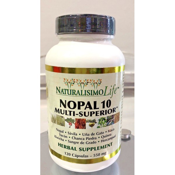 Naturalisimolife Nopal 10 Multi-Superior 120 Capsulas 