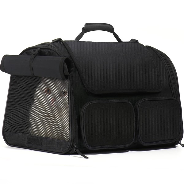 FUKUMARU Cat Carrier Airline Approved, Soft Sided Dog Carrier, Pet