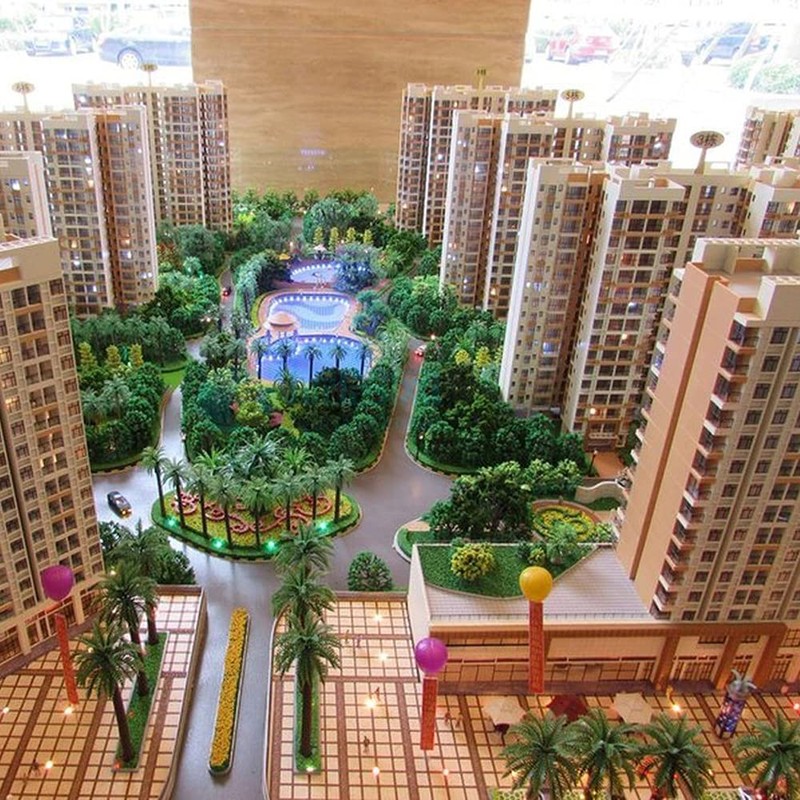 Saktopdeco 16 piezas de plástico modelo tropical de palmera de