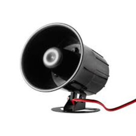 PATRON Car Alarm Viper Scytek Autopage Siren Speaker w Backup Battery