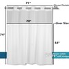 River Dream Snap in Fabric Shower Curtain Liner Replacement -