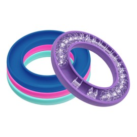 4 Pack Round Bobbin Holder Bobbin Organizer Bubbin Organizer Keeper for Metal or Plastic Sewing Machine Rings Silicone Sewing Tools Handicraft Ring Keeper