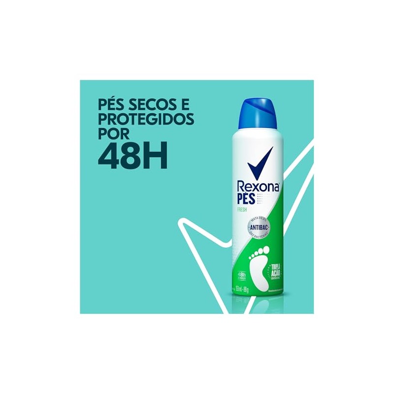 Desodorante para pies Rexona Efficient Antibacterial 153 ml