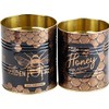 Temerity Jones Set Of 2 Multi Purpose Metal Storage Tins