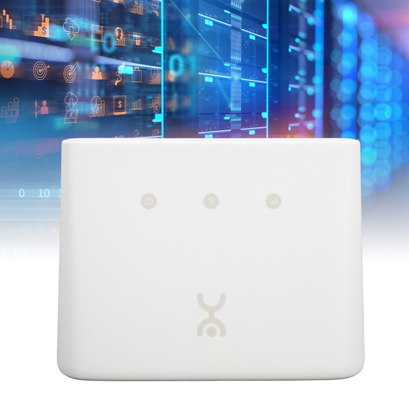 4G WiFi Router White CAT4 High Speed Maximum 32 Devices