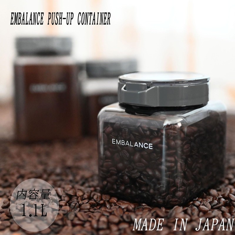 Wilmax S12310 Embalance BPA Free Storage Container, Push Up Container,