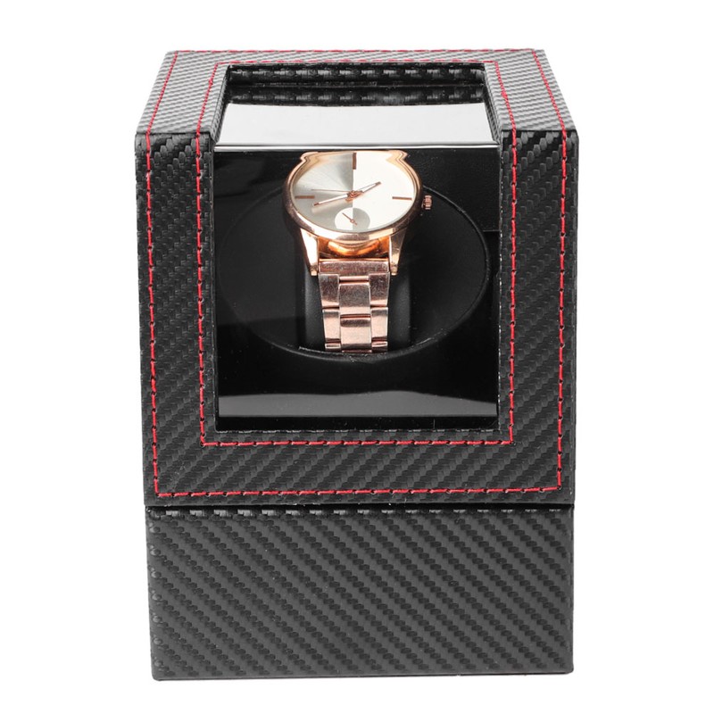 Single Automatic Watch Winder with Quiet Motor Wristwatch Display Case