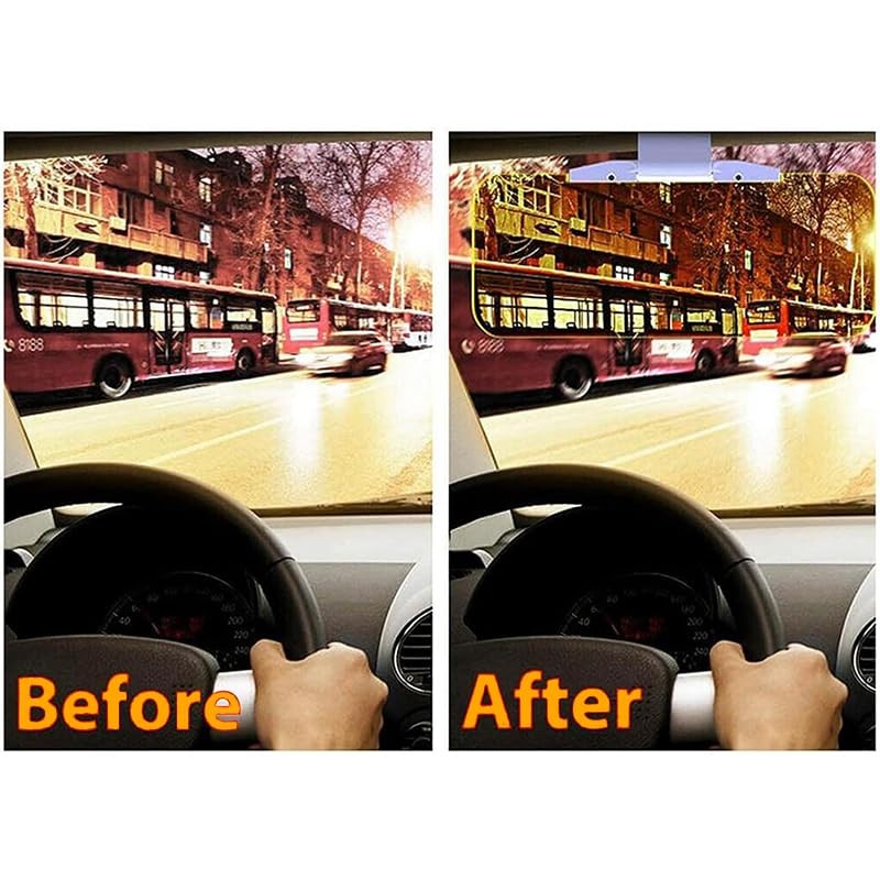 2-in-1 Car Sun Visor Extension，Universal Adjustable Anti-Glare & UV Protection