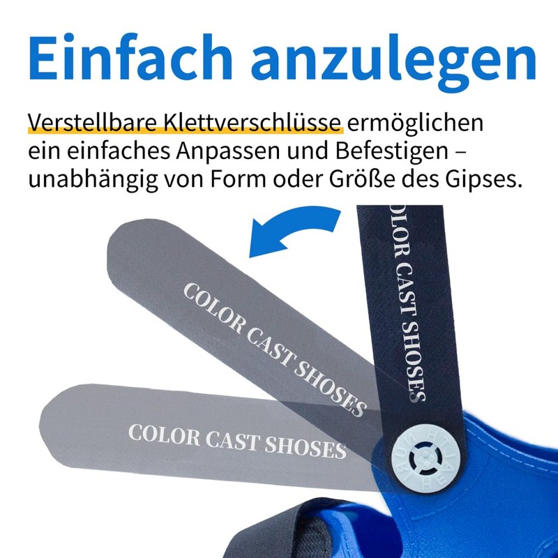COLOR CAST SHOES Scarpa in gesso antiscivolo, stabile e comoda,