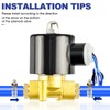 ERGAOBOY 1/4 inch BSP 220 V brass electric solenoid valve
