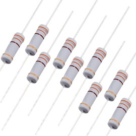 sourcing map 50Pcs 330 Ohm Resistor, 2W 5% Tolerance Carbon Film Resistors, 4 Bands for DIY Electronic Projects and Experiments