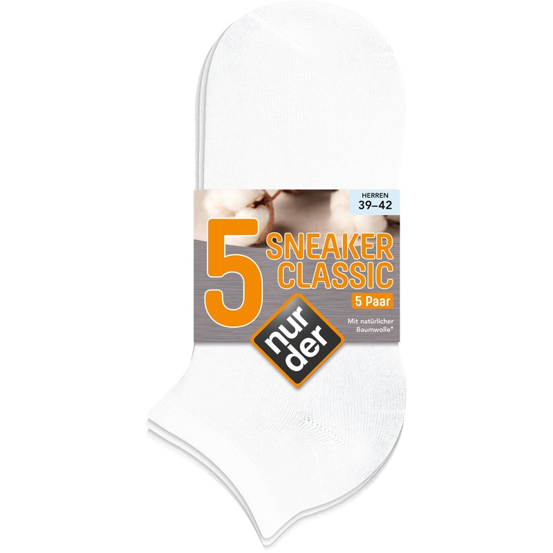 Nur Der Pack of 5 men's classic trainer socks made