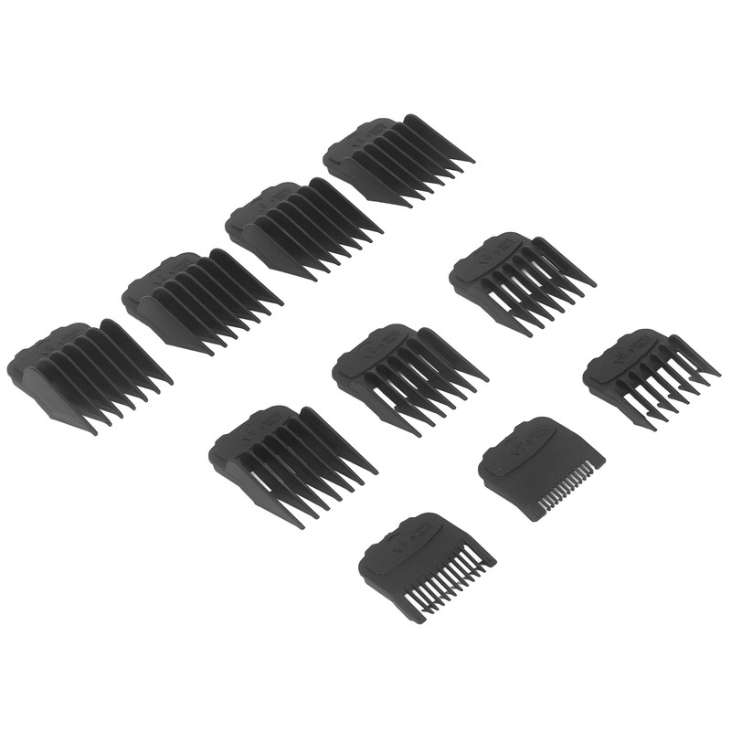 10pcs Hair Clipper Guide Comb Universal Clear Number Guide Comb