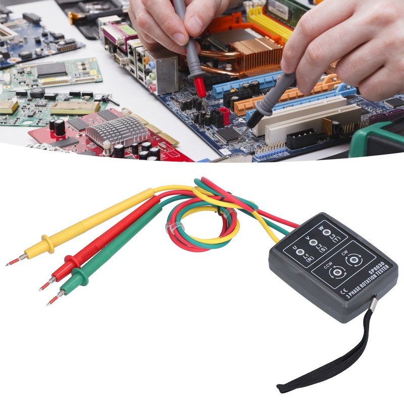 SP8030 3 Phase Rotation Meter High Accuracy Portable Industrial Phase