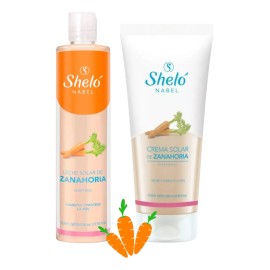 Crema Leche Solar Zanahoria Bronceado Corporal Shelo
