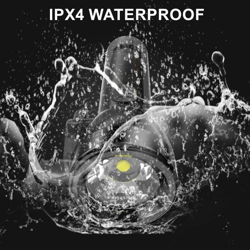 Siuyiu Keychain Flashlight, EDC Flashlight, 80 Lumens Rechargeable Mini Flashlight