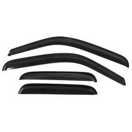 IKON MOTORSPORTS, Tape on Window Visor Compatible with Extended Trucks of 99-06 Silverado Sierra 1500, 01-04 Silverado Sierra 2500, 01-06 Silverado Sierra 2500HD 3500, 07 Sierra Classic Models