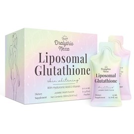 Liposomal Glutathione Liquid 1000mg – High Absorption Glutathione Supplement – Skin Brightening & Antioxidant Support – Beauty & Glow Formula for Women – Grape Jasmine Flavor – 30 Pouches