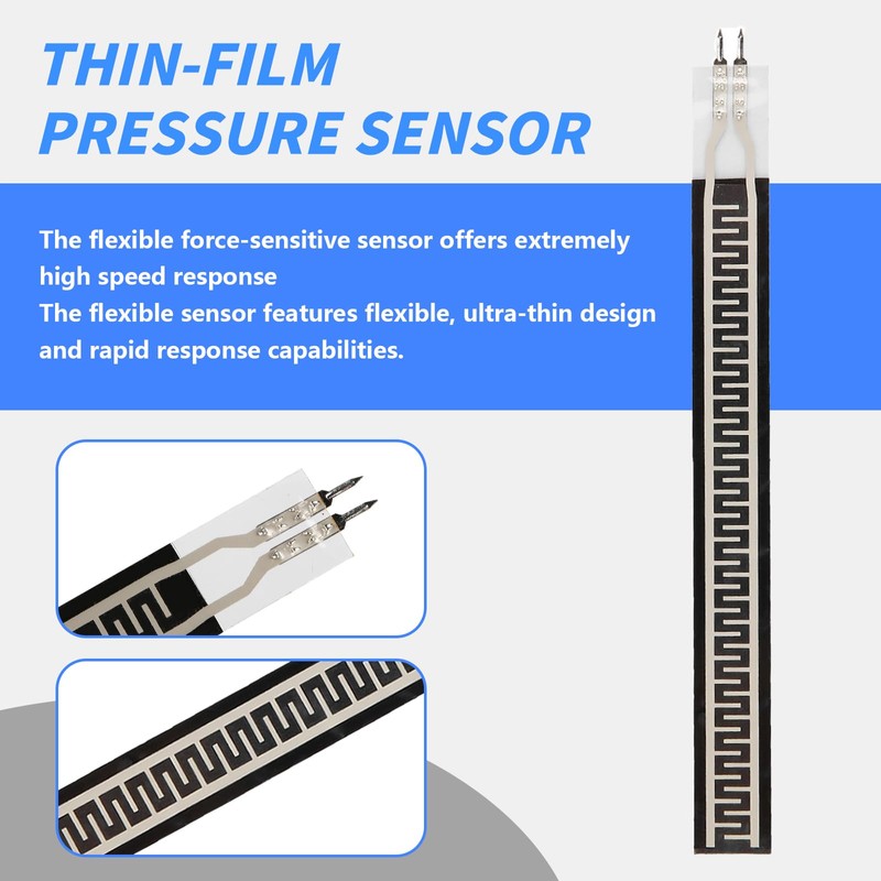 Luatoxry Flex Sensor, ZD10-100 Thin Film Force Sensitive Resistor, -20-60℃