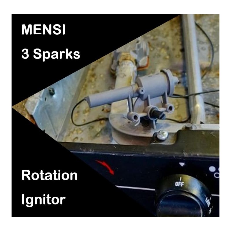 MENSI 56096 Push Button Piezo Igniter Kit for RV Stove