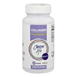 Carson Life Colágeno Vitamina C 60 Cápsulas Para Cabello                                                                                              