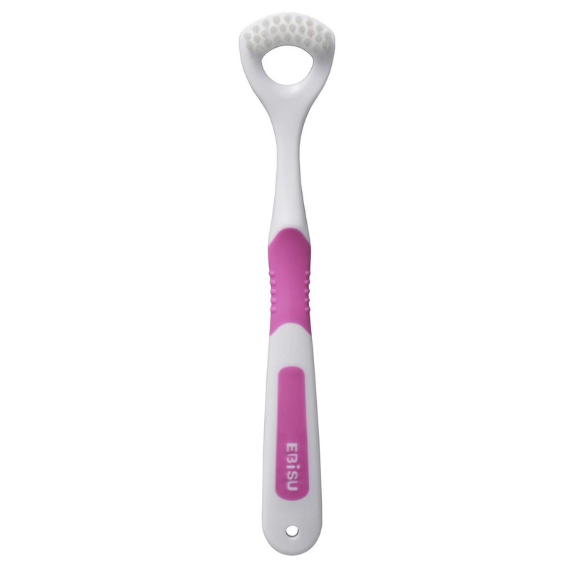 Ebis Tongue Cleaner, Rubber Grip, Set of 2