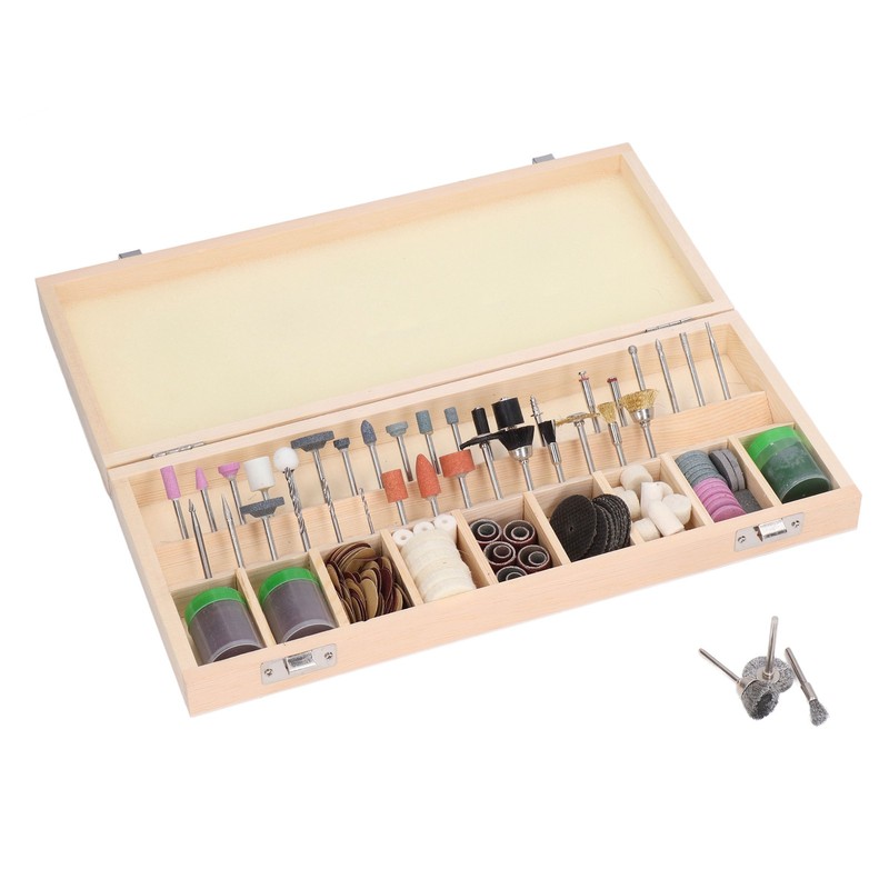 228Pcs Rotary Tool Accessory Kit Small Size High Efficiency Sanding