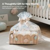 Klippehop Wicker Diaper Caddy Organizer, Nursery Storage Basket for Diapers