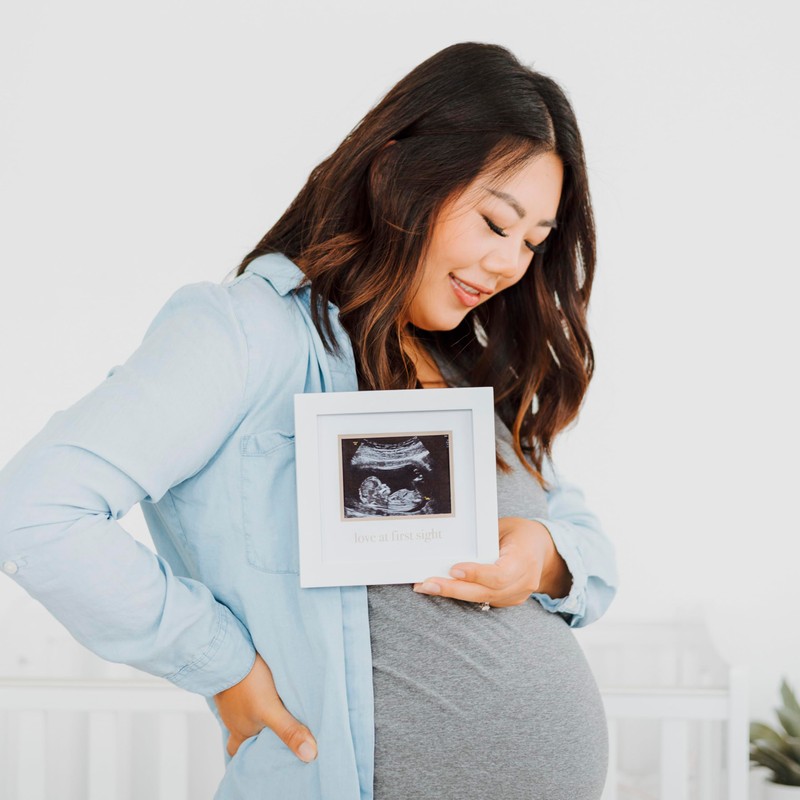 Pearhead Love At First Sight Sonogram Frame, Ultrasound Picture Frame,