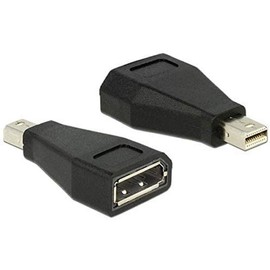 PremiumCord Displayport to Mini DisplayPort Adapter, Video Full HD 1080p 60Hz, DisplayPort Female to Mini DisplayPort Male, Black