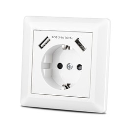 Socket with USB 2.8N.