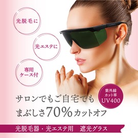 LINKA Blackout Sunglasses, Hair Removal Glasses, Eye Protection, Blackout Goggles, Epilator Glasses, Commercial Use, Salon