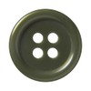 Pack of 12 Olive Green Sew on 15mm Round Buttons