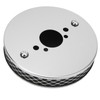 14x3cm High Flow Air Filter Chrome Metal Replacement for SU