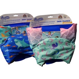 SWIMWAYS Swim Trainer Life Vest for Kids 33-55 lbs STYLES VARY - SHARKS